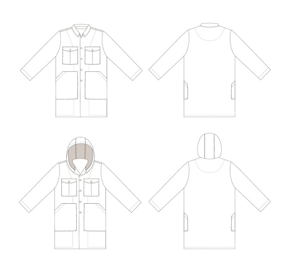 Akerfeldt Coat - Digital Sewing Pattern