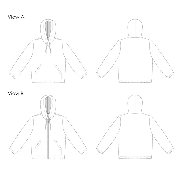 Smith Hoodie - Digital Sewing Pattern
