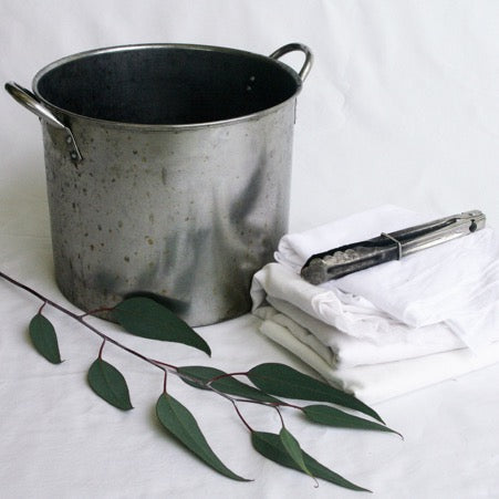 Dyeing with Eucalyptus and Iron Sulphate
