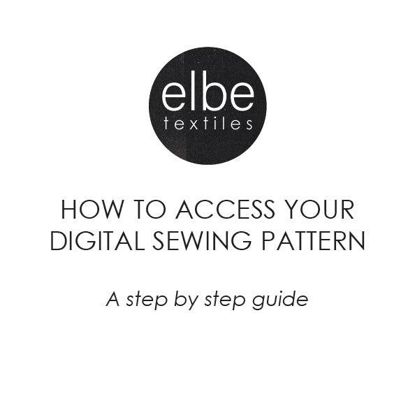 Using a Digital Sewing Pattern : Downloading, Opening and Printing Your Files