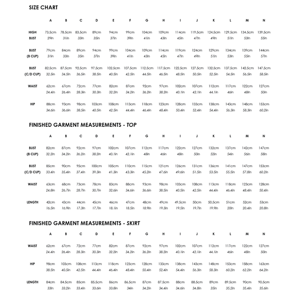 Carey Top and Skirt - Digital Sewing Pattern