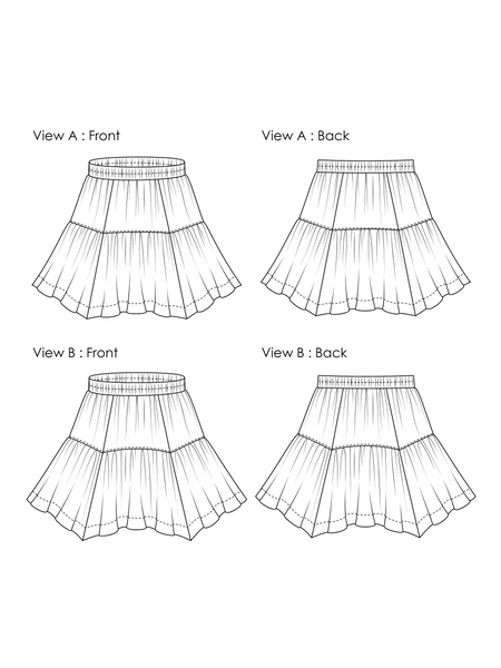 Finn Skirt - Digital Sewing Pattern