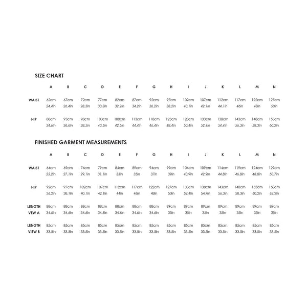 Howerdel Skirt - Digital Sewing Pattern