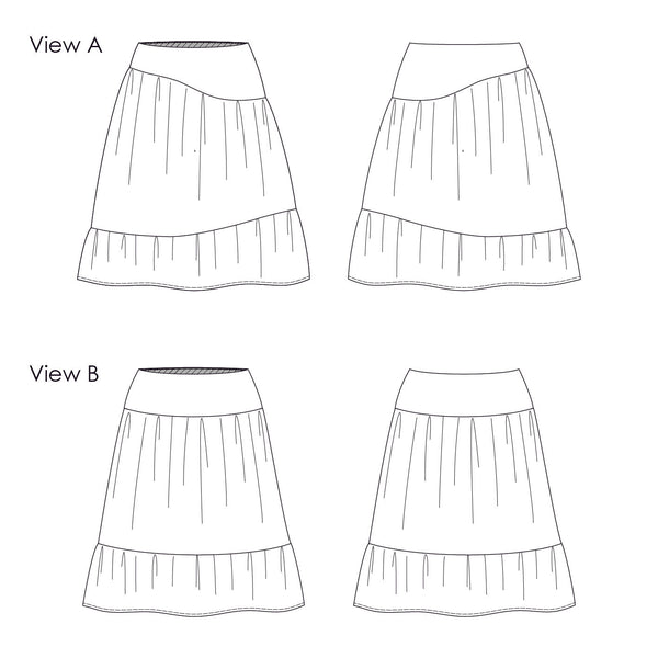 Howerdel Skirt - Digital Sewing Pattern – Elbe Textiles