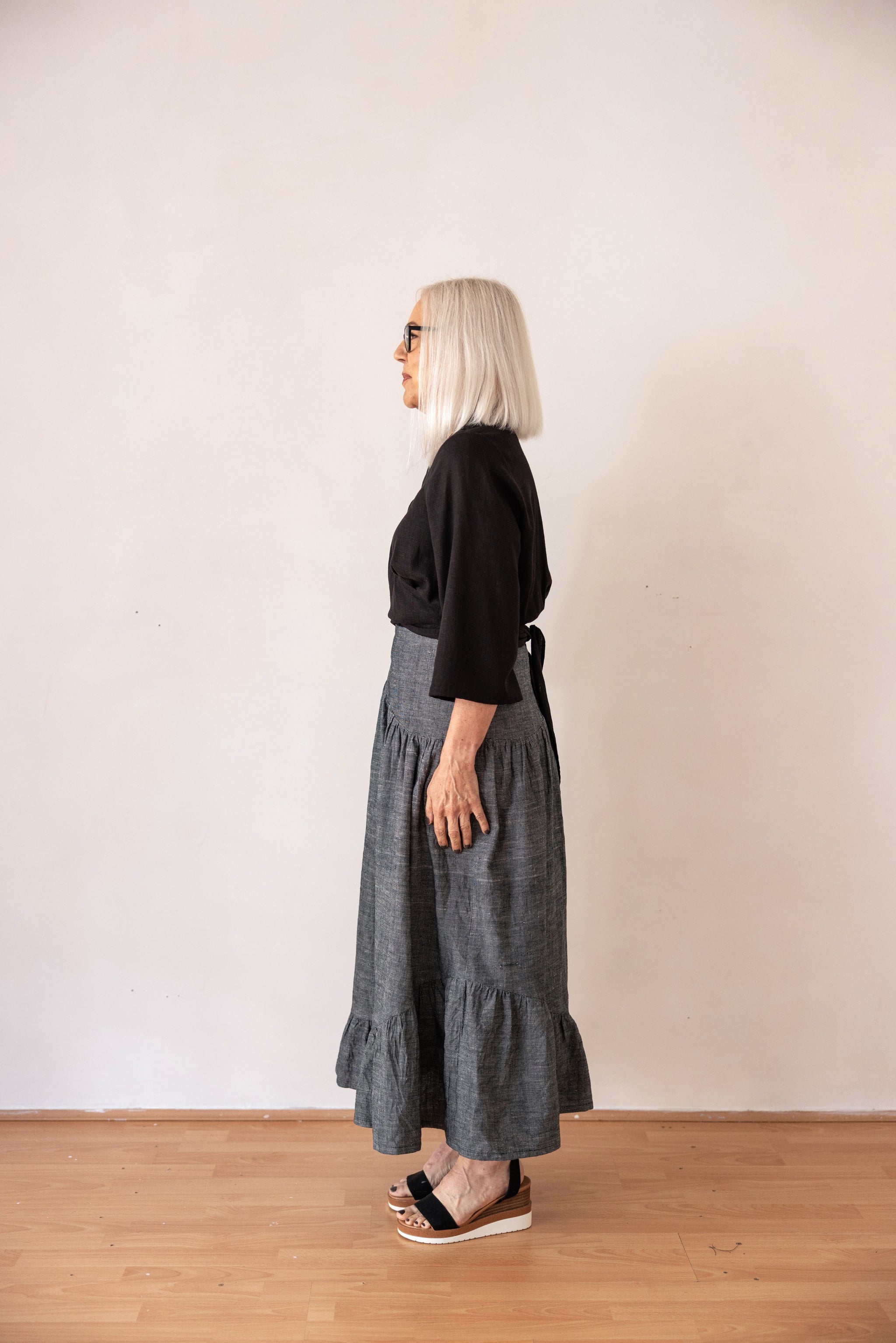 【THE MOZZ】Howe Embroidery Brushed Setup Skirt $_12.JPG?set_id=880000500F
