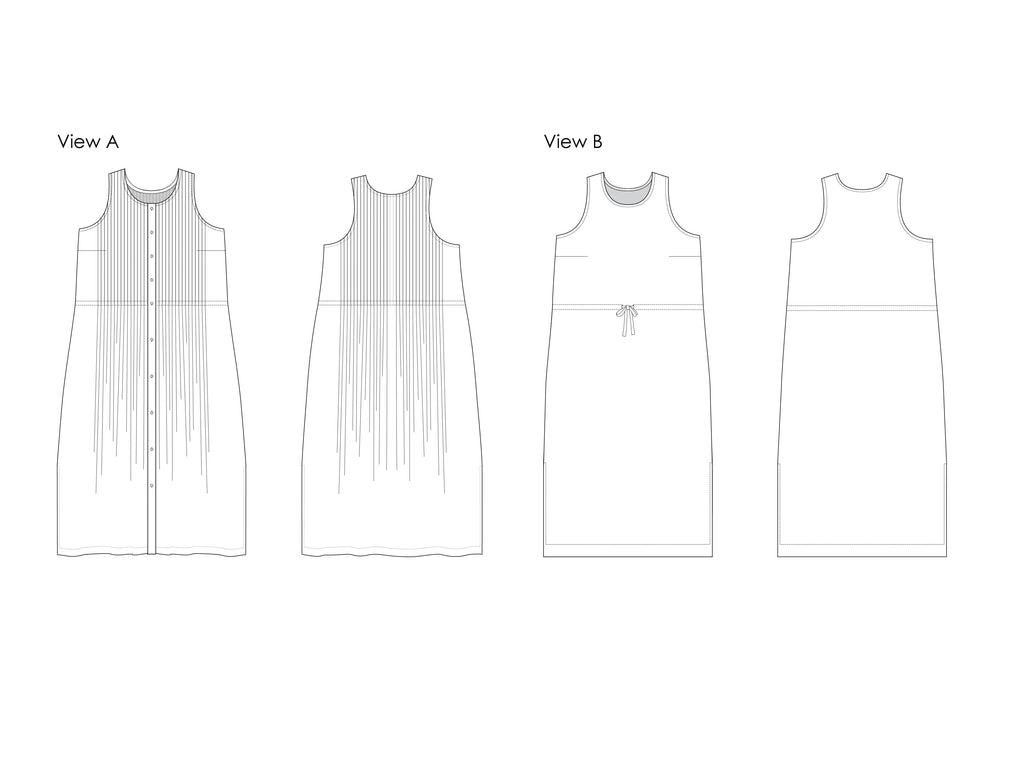 Page Dress - Digital Sewing Pattern – Elbe Textiles